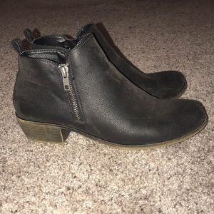 Black ankle boots